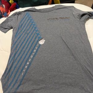 Disney Star Wars Gray and Blue Men's Shirt